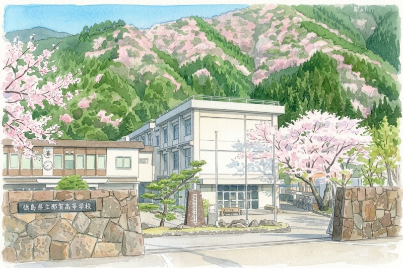 桜正面