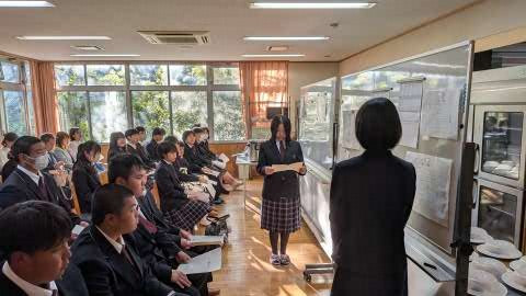 入寮式写真